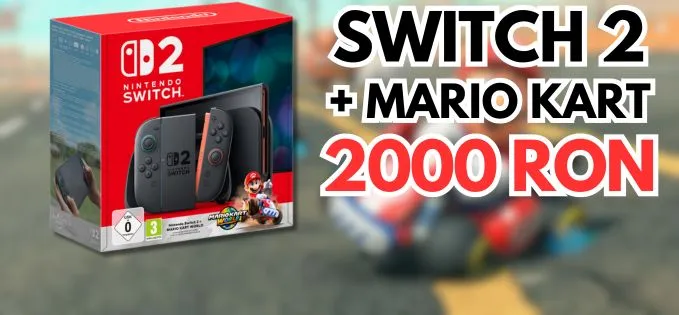 Black Friday la Carrefour: Nintendo Switch 2 și PlayStation 5 la 1900 lei, plus controllere la preț redus