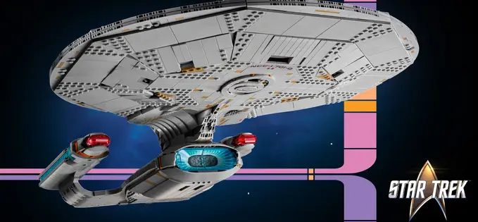 LEGO a lansat primul set Star Trek (chiar nava Enterprise, desigur)