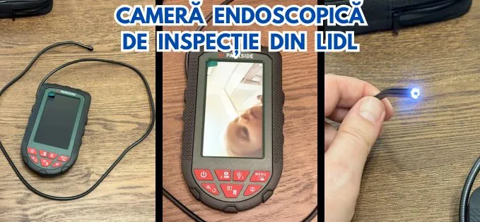 Am cumpărat o cameră de inspecție Parkside din Lidl (și alte oferte bune, inclusiv reducere 50 la sută la jucării)