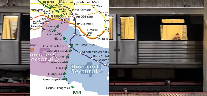 Pe unde va trece metroul M4 Gara de Nord – Gara Progresul