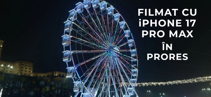 Cum arată Târgul de Crăciun din Piața Constituției (filmat în Apple Pro Res)