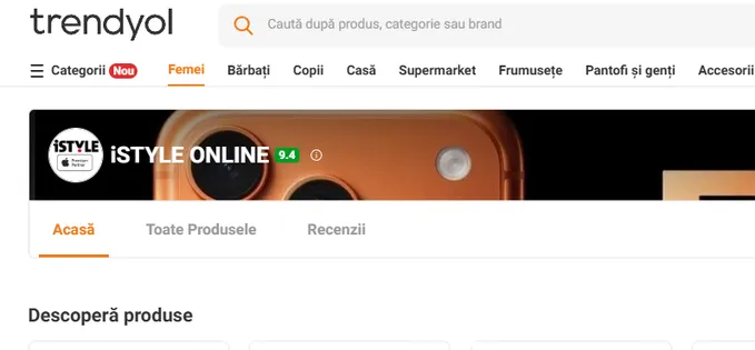 iStyle se listează pe marketplace-ul Trendyol, în mod surprinzător
