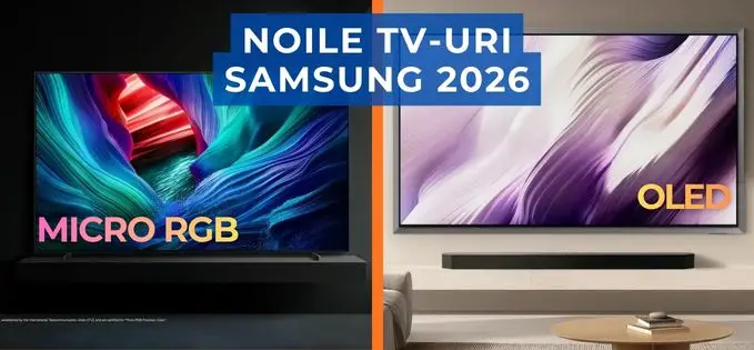 Samsung prezintă noile televizoare și insistă pe gama Micro RGB, care pornește de la 55 de inci