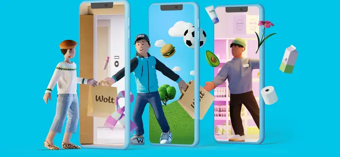 Wolt devine platforma de comerț local general, adăugând multe alte secțiuni pe lângă Restaurante