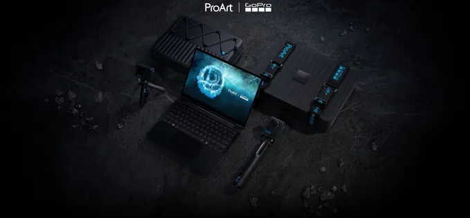 Am văzut laptopul Asus creat împreună cu GoPro și este un pachet performant și bine gândit