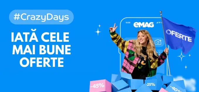 Oferte bune de la eMAG Crazy Days (am cumpărat o friteuză)