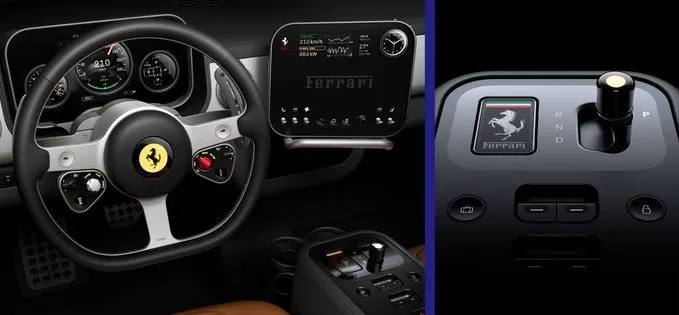 Primul Ferrari electric se va numi Luce și are interiorul proiectat de Jony Ive, fostul designer Apple
