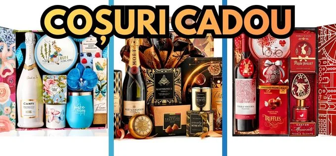 Coșurile cadou de la Finestore sunt acum disponibile pentru un cadou inedit de Paști