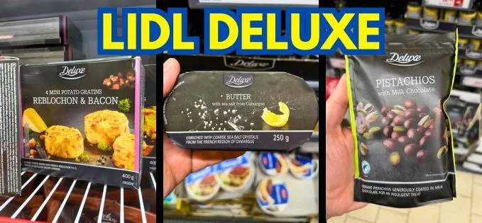 Ce produse vă recomand din gama Deluxe de la Lidl, care a apărut în magazine împreună cu concursul cu BMW-uri