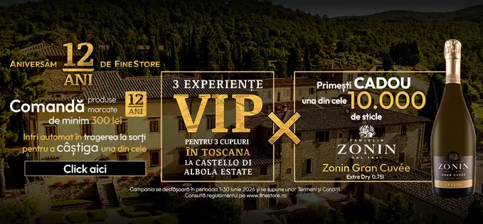 Finestore împlinește 12 ani, oferă reduceri și puteți câștiga experiențe VIP la o moșie din Toscana
