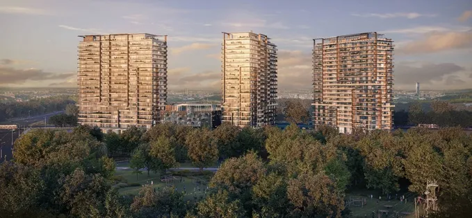287.000 de euro costă un apartament de 3 camere în One High District și încă 27.000 un loc de parcare