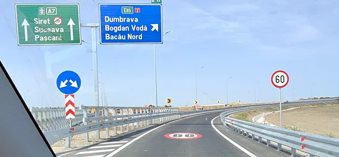 Am circulat continuu pe autostradă de la București la Bacău!