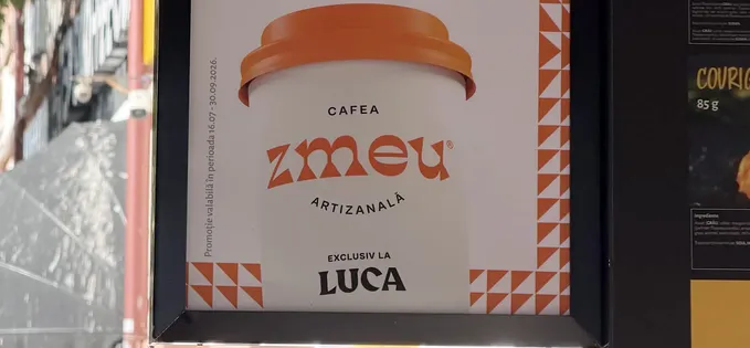 Lanțul de covrigării Luca este probabil unul dintre cei mai mari vânzători de cafea din România