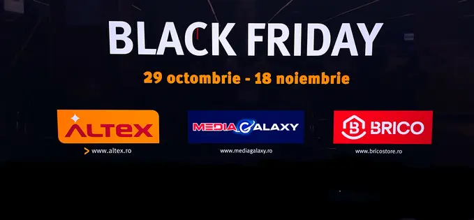 Altex începe Black Friday pe 29 octombrie și se va desfășura în 3 etape