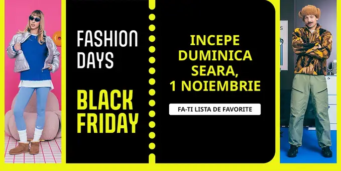 Ce haine am pus în favorite din catalogul Fashion Days de Black Friday